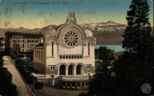 Switzerland, Synagogue in Lausanne